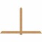 Ekena Millwork Eugene Smooth Timber Gable Bracket, Western Red Cedar, 96"W x 60"H x 1 1/2"D x 5 1/2"F, 15/12 Pitch GBW096X60X0206EUG00SWR - alternate 1